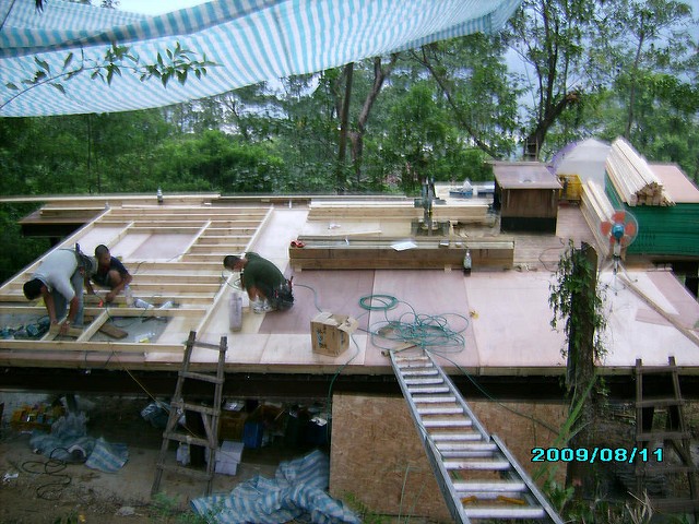 轻型小木屋施工/60平米