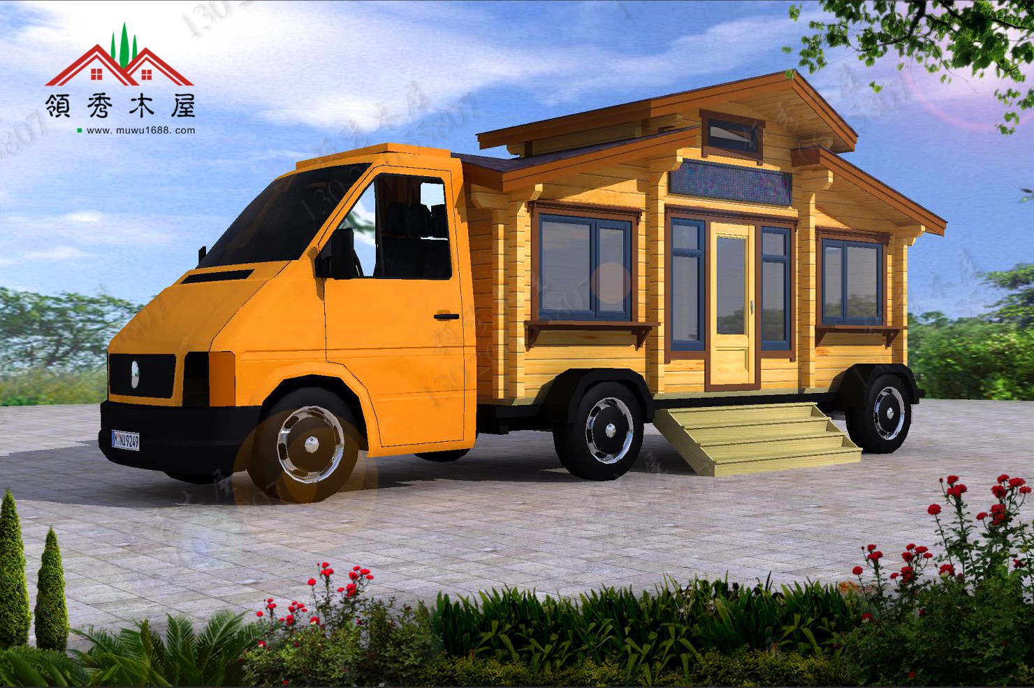 汽车移动木屋，汽车木屋(图6)
