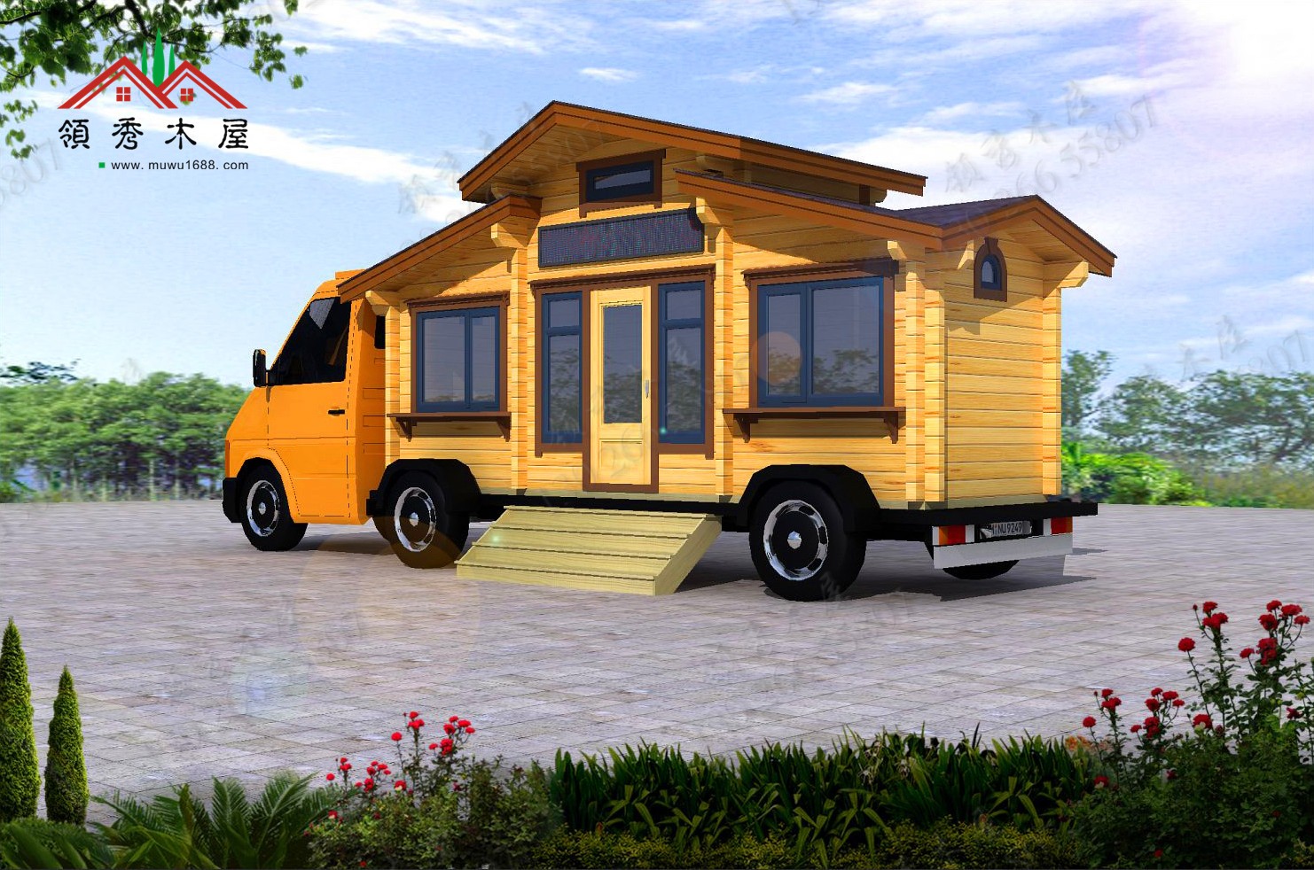 汽车移动木屋，汽车木屋(图7)