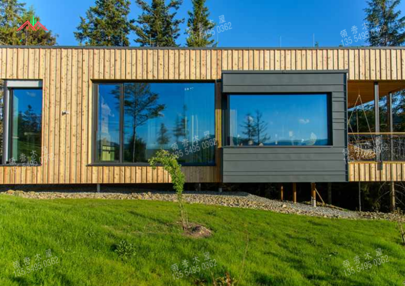 玻璃木制别墅
