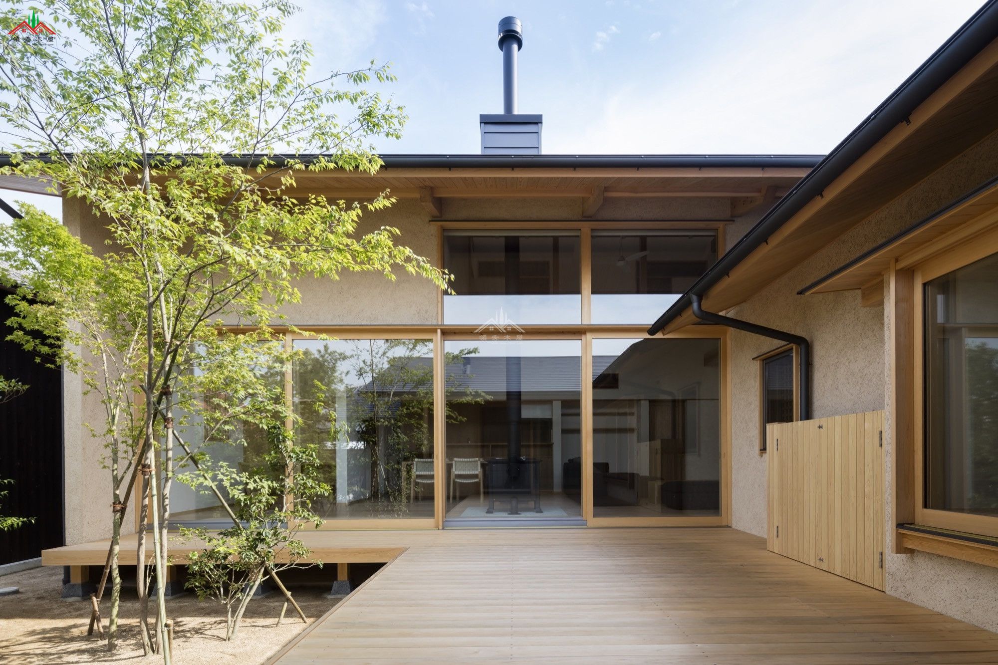 日本木结构房屋图片