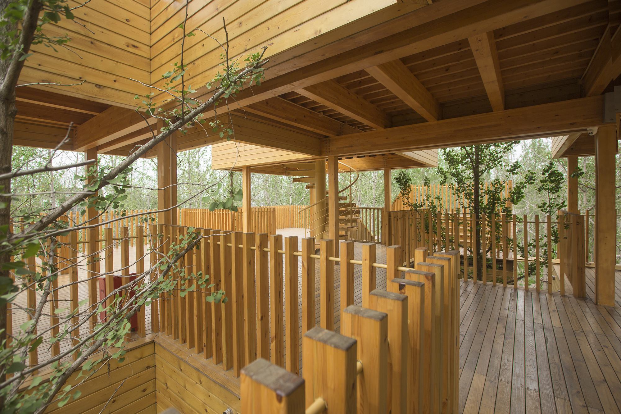 木结构茶馆
