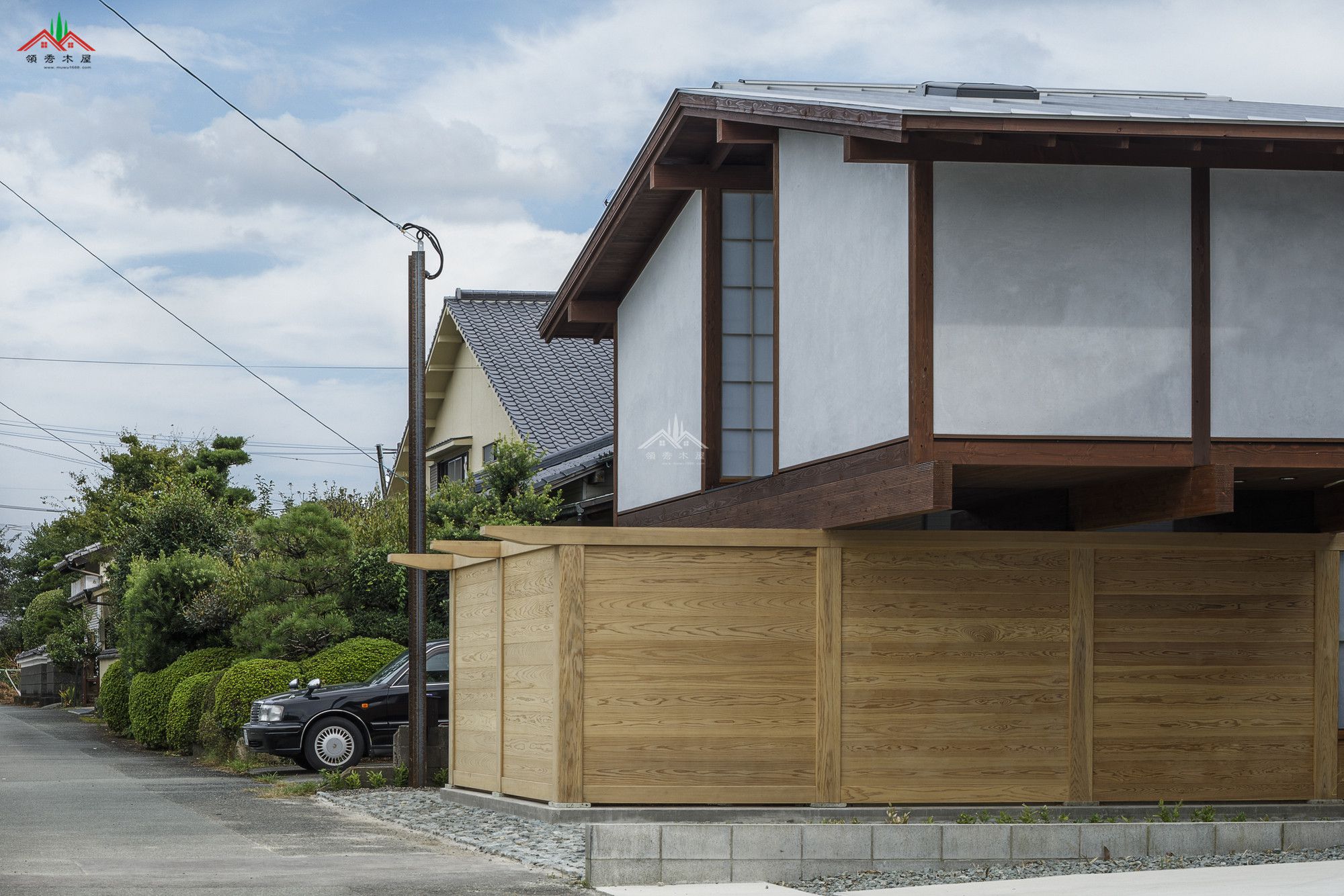 日本木结构房屋图片