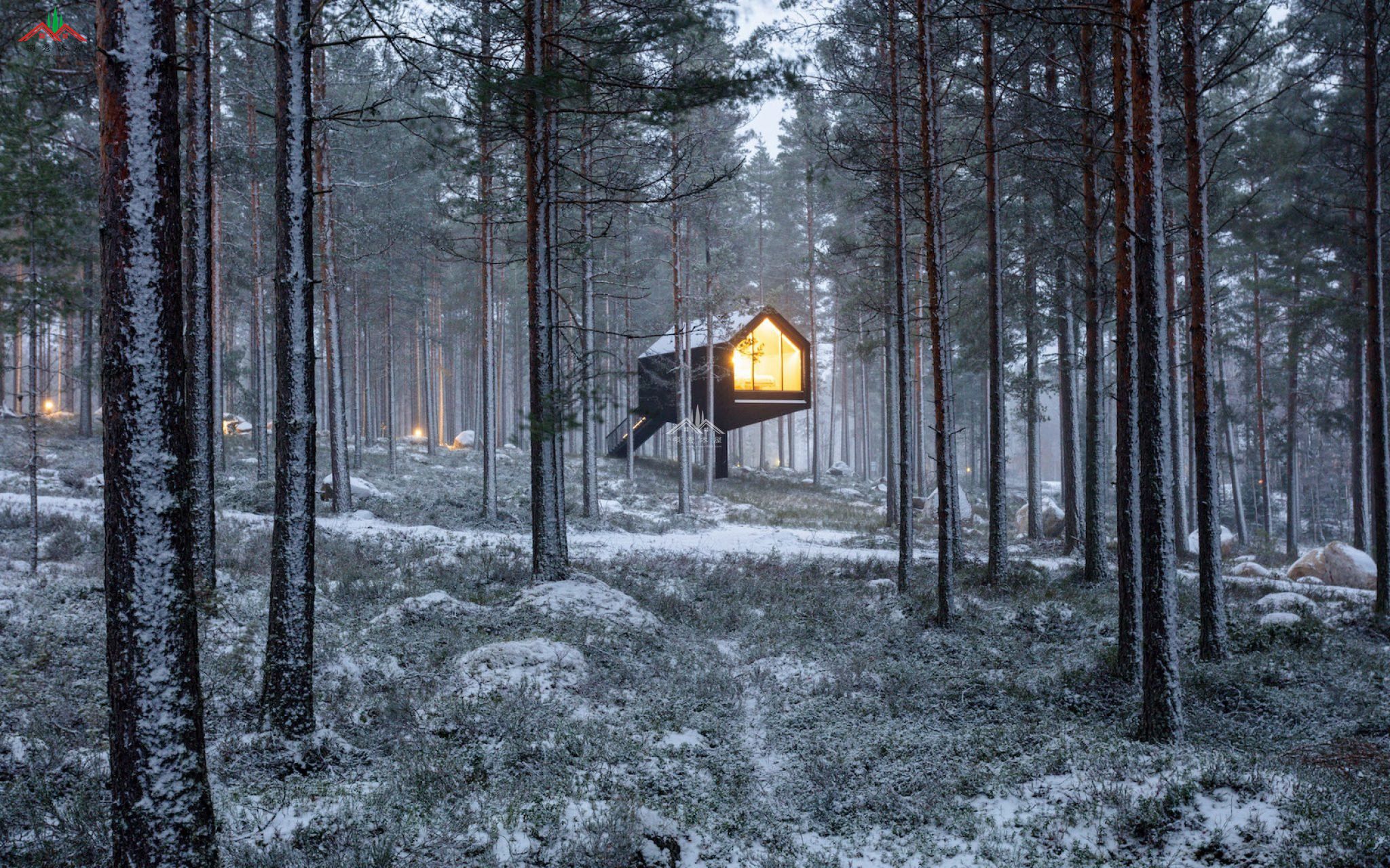 森林特色创意小木屋